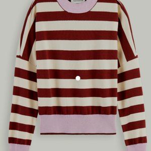 SCOTCH & SODA  Organic Cotton Intarsia Sweater